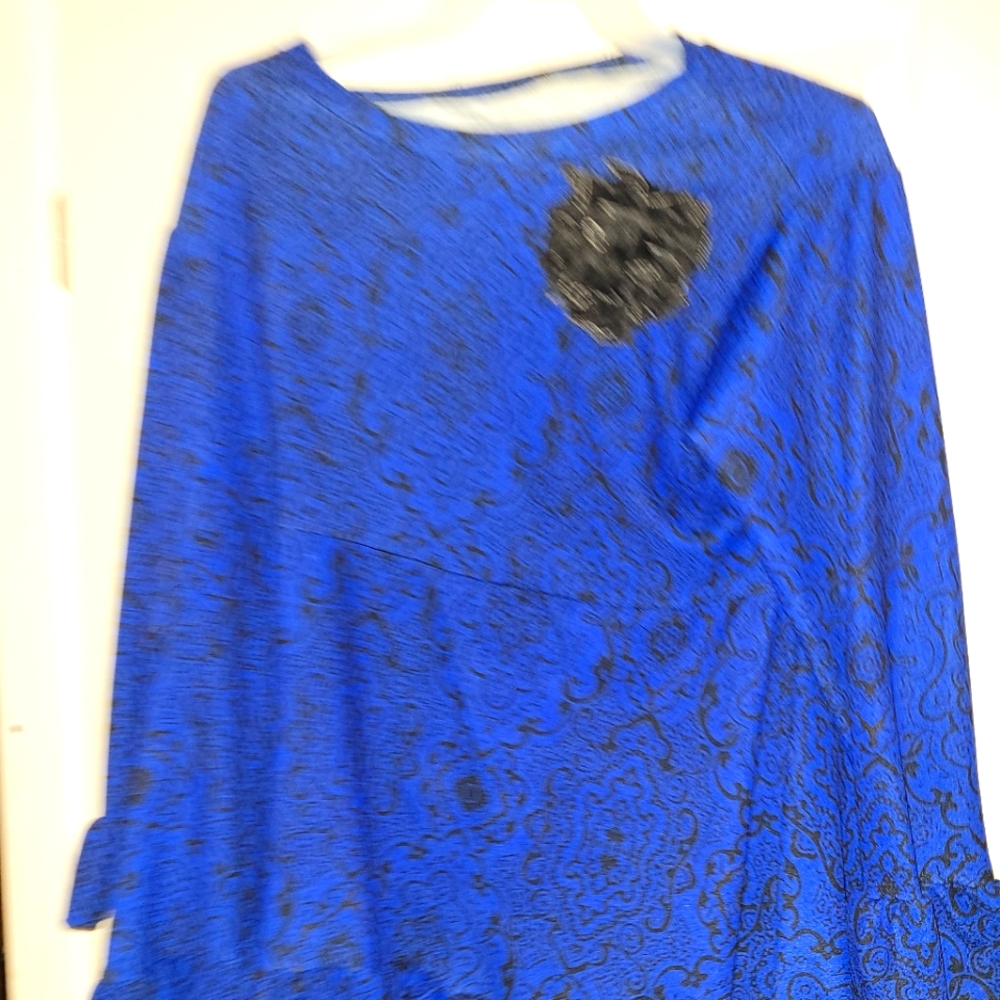 Blue/ Black 2piece Suit Size 3x